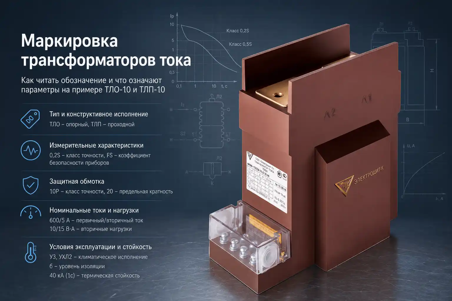 Маркировка трансформатора тока: расшифровка ТЛО, ТЛП, ТОЛ и ТПЛ